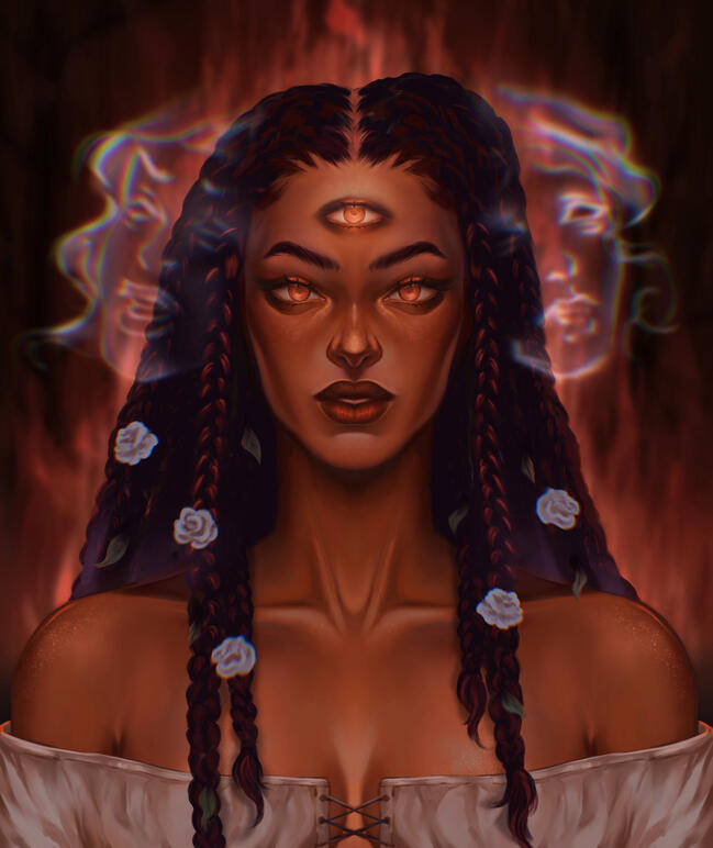 Bust up Illustration Commission