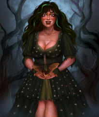 Val - Book OC commission for author @libraryofmaze